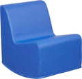 ECR4Kids SoftZone Contoured Rocking Chair, Flexible Seating, Blue