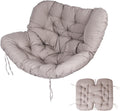 Outdoor Papasan Chair Cushion, 6.3in Rocking Chairs Cushion, Waterproof Patio Egg Chair Cushions for Indoor Outdoor Garden, Porch, Balcony (Khaki)