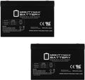 Mighty Max Battery 12V 100Ah SLA Replacement Battery Compatible with Patriot Solar 100W Portable Generator - 2 Pack