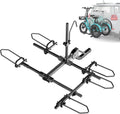 MOPHOTO Heavy-Duty Folding Trike Rack for Adult Tricycles Bicycles, Bike Hitch Mount Rack, 270 lbs Load, Fits 5' Fat Tires, 43'–59' Wheelbase, Rear Carrier with 2' Receiver for Cars, Trucks, SUVs, RVs