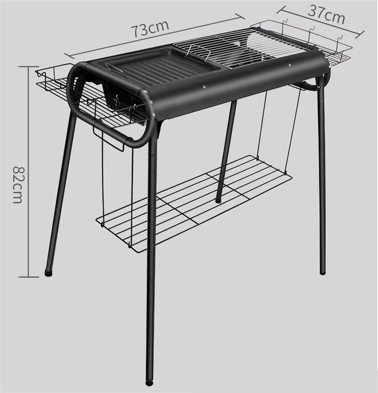 Portable Charcoal Grill Outdoor Portable Charcoal Grills Foldable Barbecue Grill for Camping Patio Backyard BBQ Grill for Outdoor