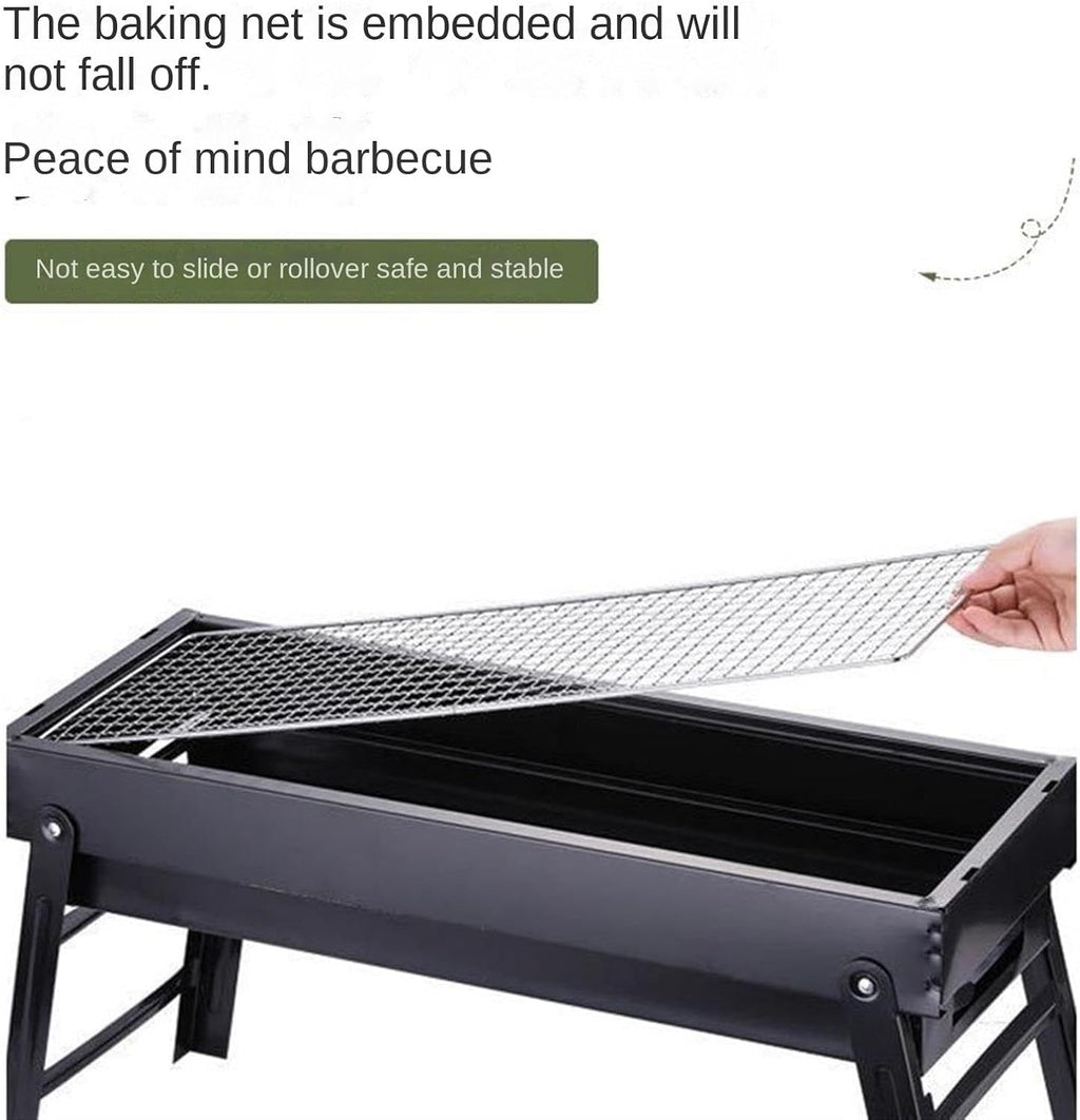 Portable Charcoal Grill Portable Charcoal Grill Foldable Grill Outdoor for Travel Camping BBQ Grill Stainless Steel BBQ Grill for Outdoor