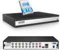 ZOSI 16 Channel H.265+ Home Security DVR Recorder, 1080P Lite Hybrid 4-in-1(Analog/AHD/TVI/CVI) CCTV DVR for Security Camera, Motion Detection, Mobile Remote Control, Alert Push (2TB HDD Included)