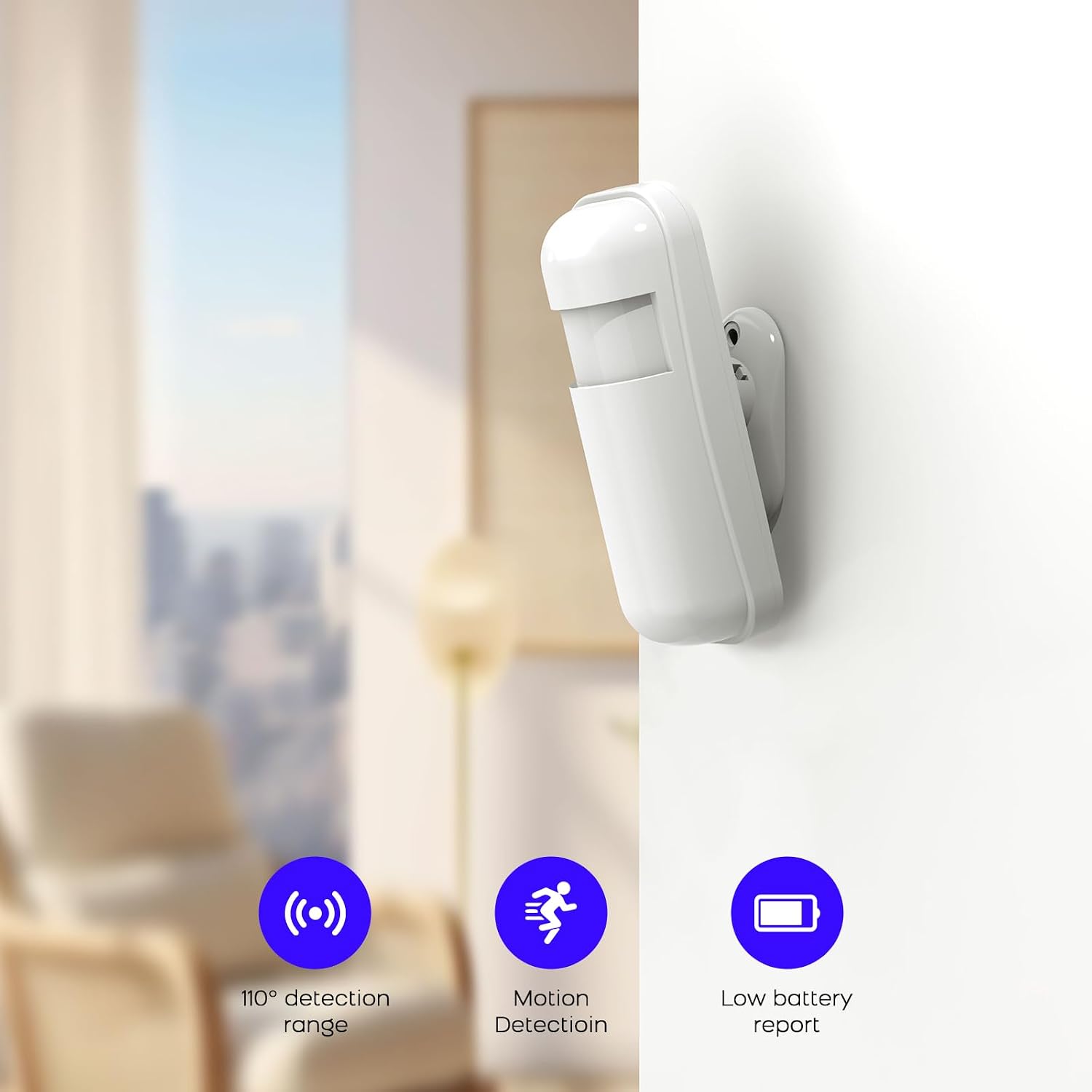 Alarm System for Home Security Smart Home Alarm System, Wireless WiFi Home Alarm System with Siren, PIR Motion Sensor, Remote Controls, Window/Door Sensor No Contract Required,24/7 Protection
