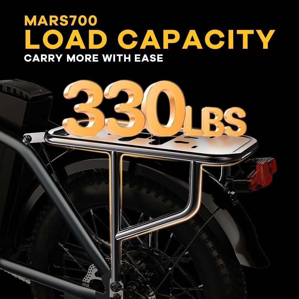 Cybervelo 1000W Folding Electric Bike,48V 20.8AH Removable Battery EBike,30+MPH,80 Miles Max Range Electric Bike for Adults, 20' Fat Tire Foldable ebike, Adult Electric Bikes for Commute All Terrain