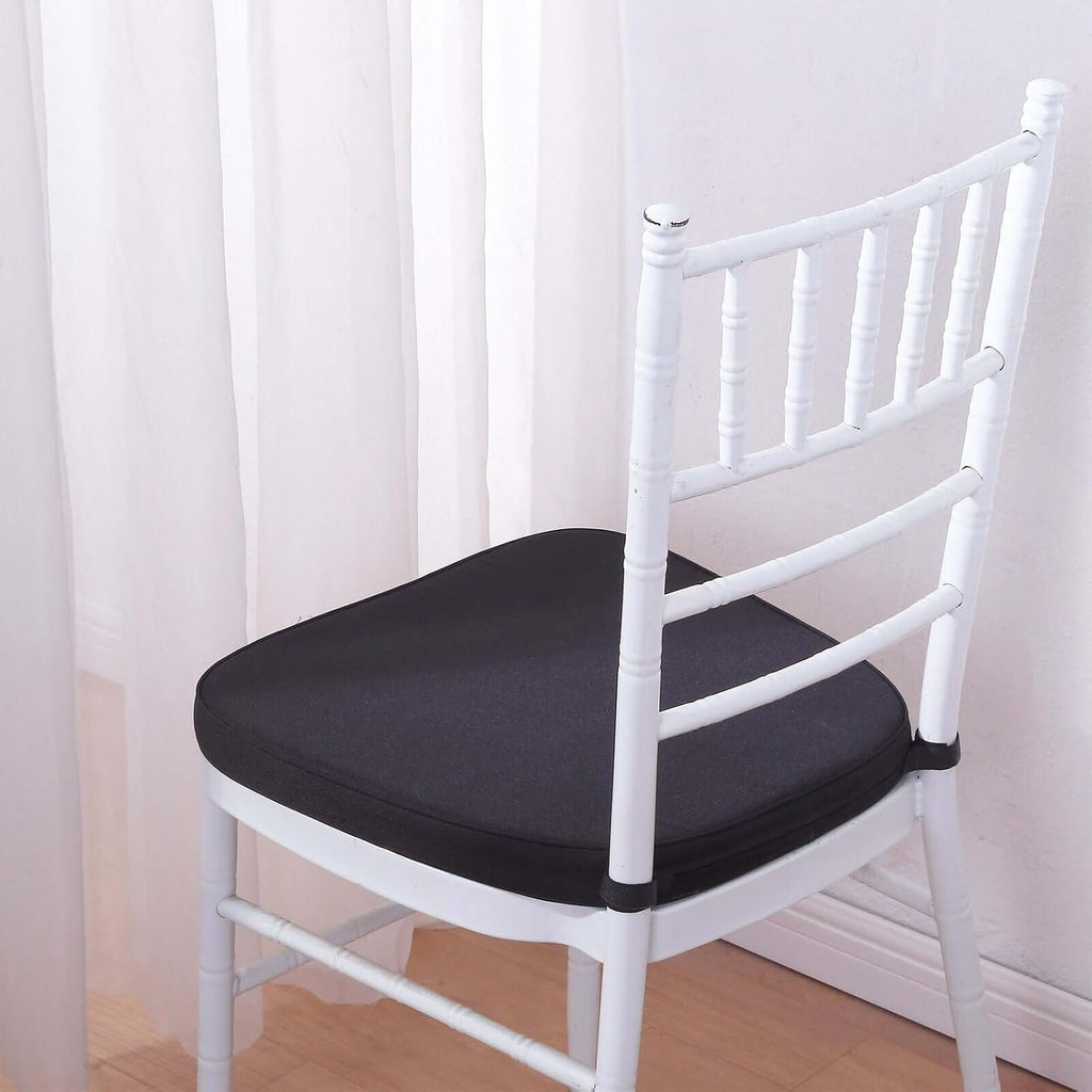 Efavormart 50PCS Chair Pad | Seat Padded Black Sponge Cushion