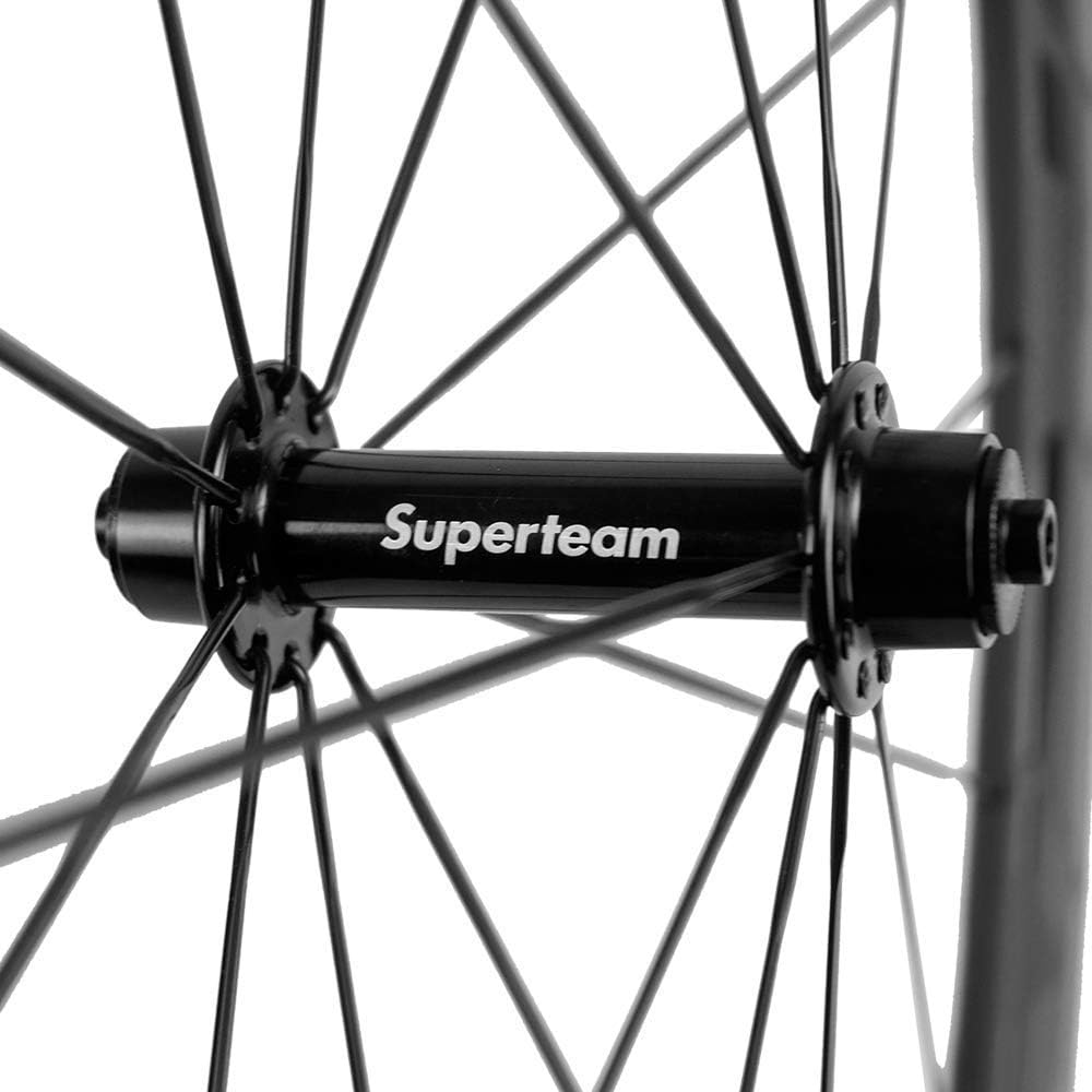 Superteam 50mm Clincher Wheelset 700c 23mm Width Cycling Racing Road Carbon Wheel Decal