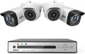8CH 1080P Home Security Camera System Outdoor Indoor, 5MP Lite CCTV DVR 8 Channel and 4 x 1080P Dome Bullet Surveillance Cameras with Night Vision, Easy Remote Access, No Hard Drive