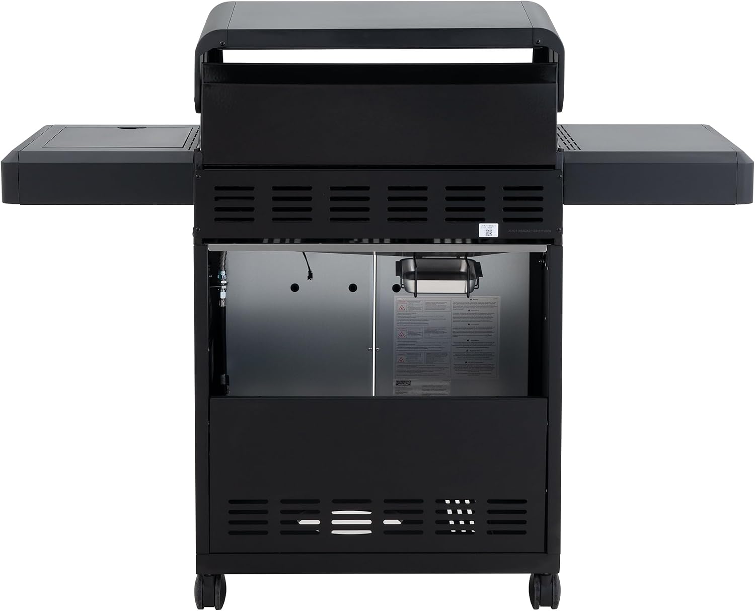 Monument Grills Mesa Series, Outdoor Barbecue Stainless Steel 4 Burner Propane Gas Grill, 52,000 BTU Patio Garden Barbecue Grill with Side Burner and Knob Controls, Mesa425 with BBQ Cover