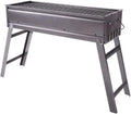 Portable Charcoal Grill Outdoor Folding Charcoal Barbecue Grill Portable for Garden Camping Family Dinners BBQ Grill for Outdoor(50 * 47 * 23cm)
