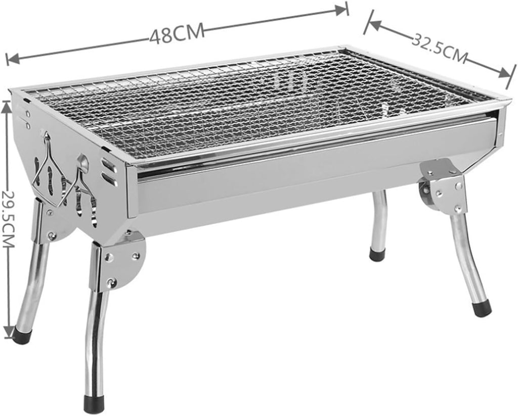 Portable Charcoal Grill Portable Barbecue Grill Lightweight Simple Charcoal Grill for Outdoor Camping Travel BBQ Grill for Outdoor