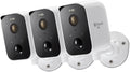 Swann CoreCam Pro Wireless Security Camera, 2K HD, Indoor/Outdoor Home, Spotlight, 2-Way Talk & Siren, Heat Motion Detection, Color Night Vision, IP65, 3 Pack