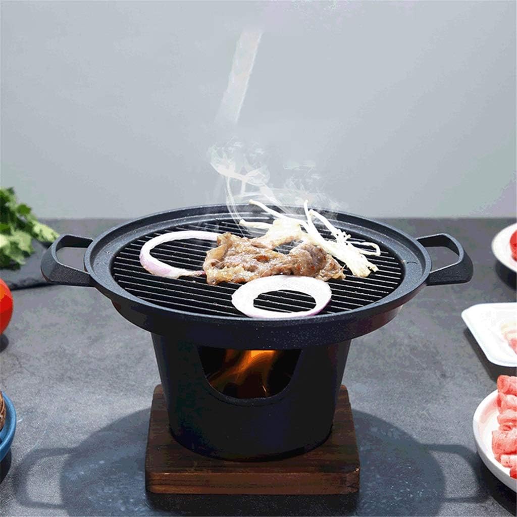 Creative One Person Cooking Oven Home Wooden e Alcohol Stove Gift Mini Barbecue Oven Grill Korean BBQ