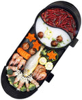 Barbecue Grill Electric Barbecue Hotpot Grill Smokeless Bakeware Grilled Hot Pot Large Non-stick Barbecue Machine Kebab Grill Korean Indoor