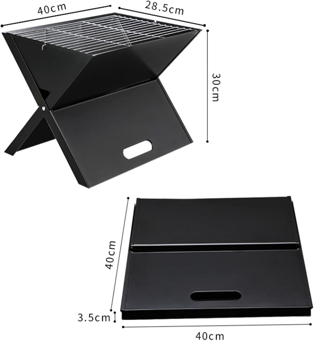 Barbecue Charcoal Grill Outdoor Folding Charcoal Grill Portable Barbecue Grill Lightweight Table Grill For Camping Portable Charcoal Grill
