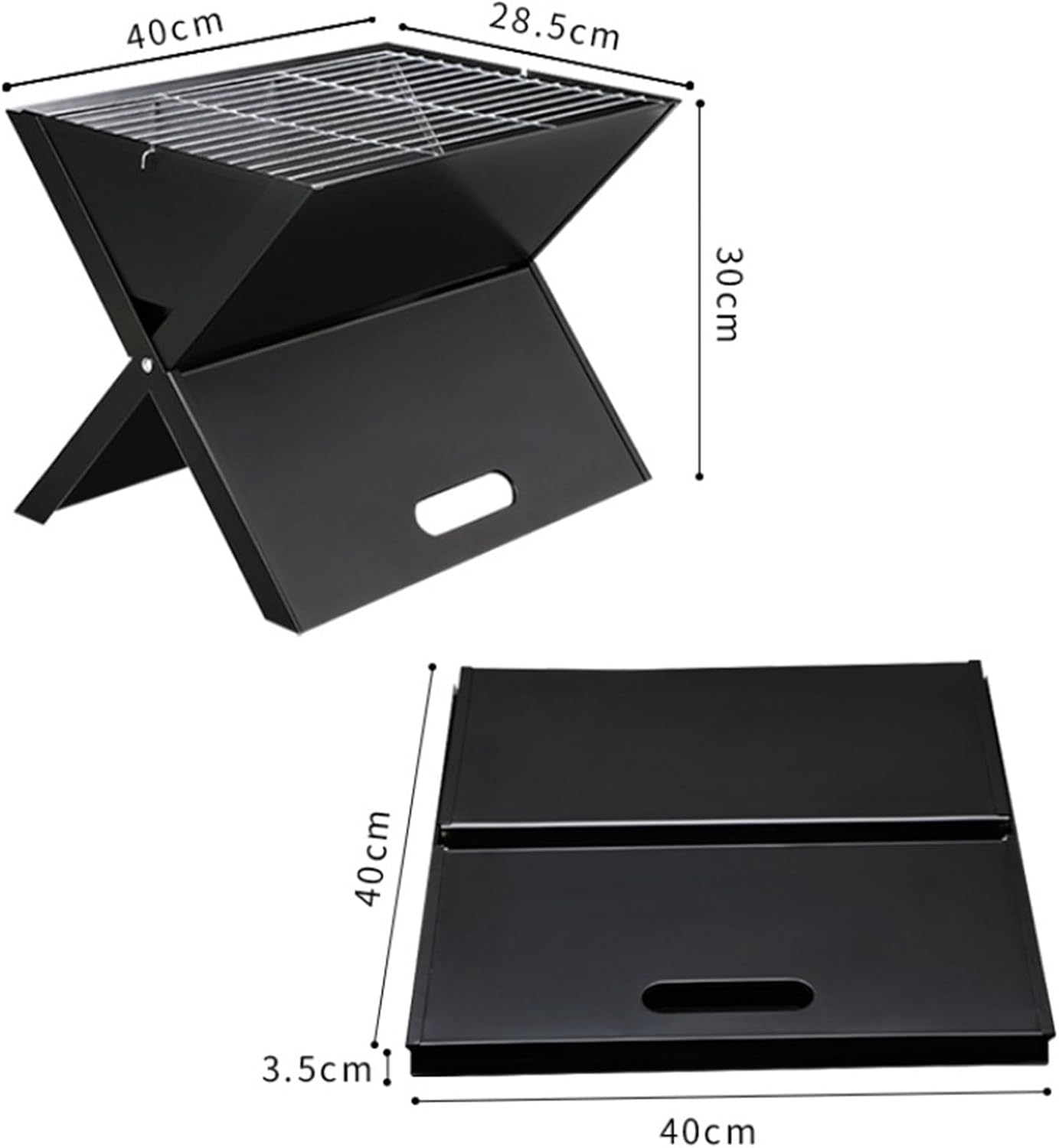 Barbecue Charcoal Grill Outdoor Folding Charcoal Grill Portable Barbecue Grill Lightweight Table Grill For Camping Portable Charcoal Grill