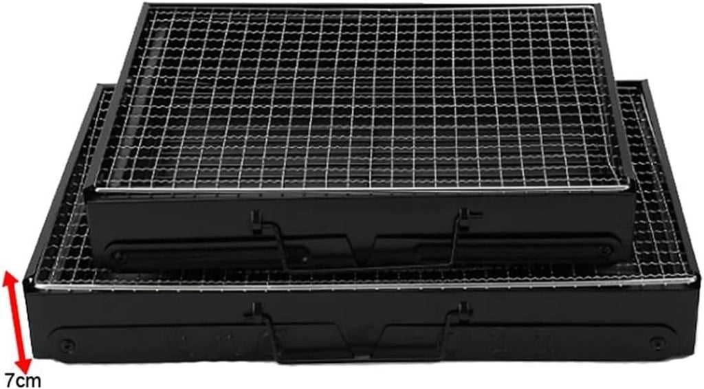 IRYZE Portable Charcoal Grill Charcoal Grill Easy to Install Barbecue Grilling Portable for Outdoor BBQ Picnic Patio Backyard BBQ Grill for Outdoor (Size : 43x29x23cm)