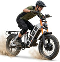 2026 Eahora 5400W Juliet Pro 2 Electric Bike for Adults 43MPH Dual Motor 70Ah Ebike 200Miles Long Range Electric Bicycle, 20'' Fat Tire Full Suspension Electric Mountain Bike for Commuting/Delivery