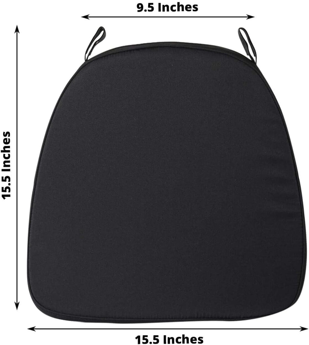 Efavormart 50PCS Chair Pad | Seat Padded Black Sponge Cushion