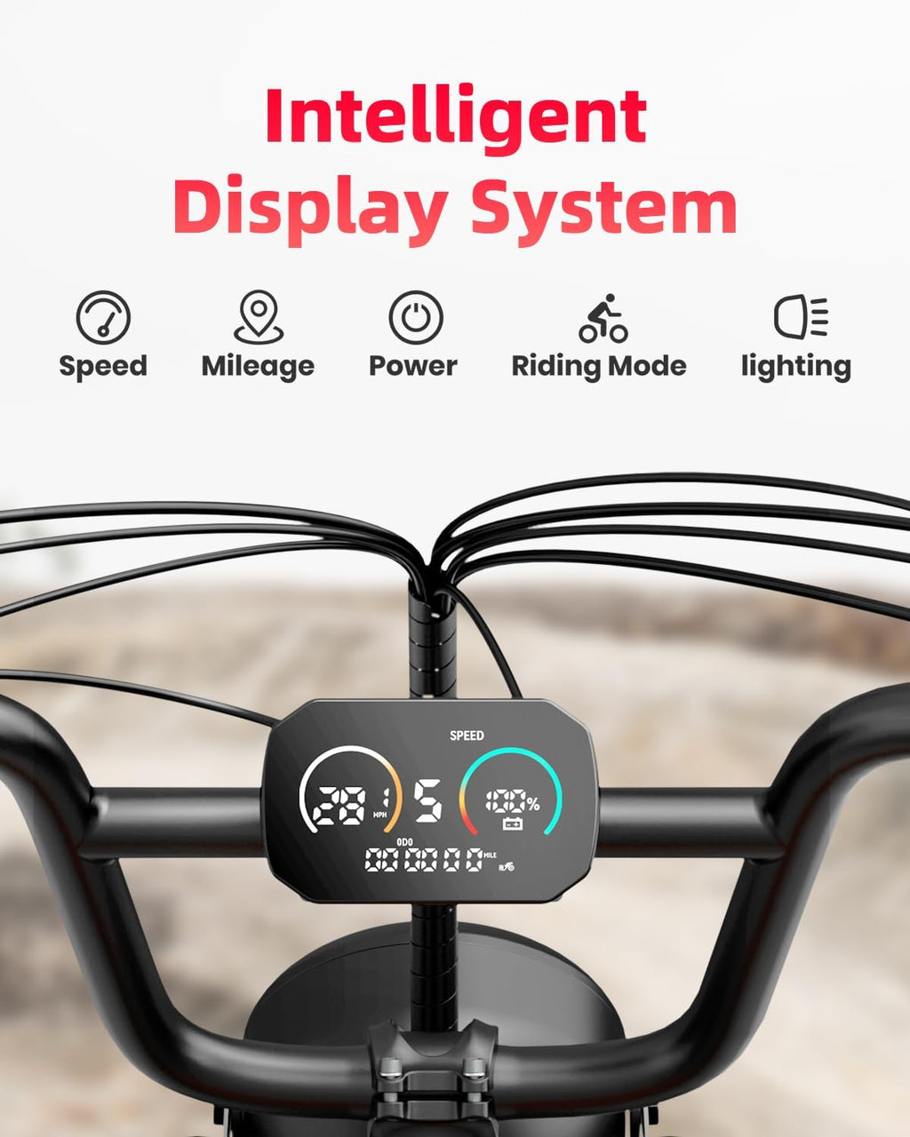 AMYET V9-G60 Electric Bike for Adults, 48V 20Ah(960WH) Ebike with Removable Battery, 20' Fat Tire E Dirt Bike,Dual Shock Absorber, Adults Electric Bike with UL 2849 Certificaed