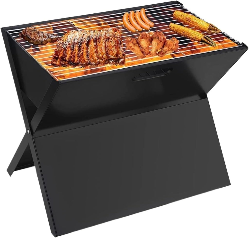 Barbecue Charcoal Grill Outdoor Folding Charcoal Grill Portable Barbecue Grill Lightweight Table Grill For Camping Portable Charcoal Grill