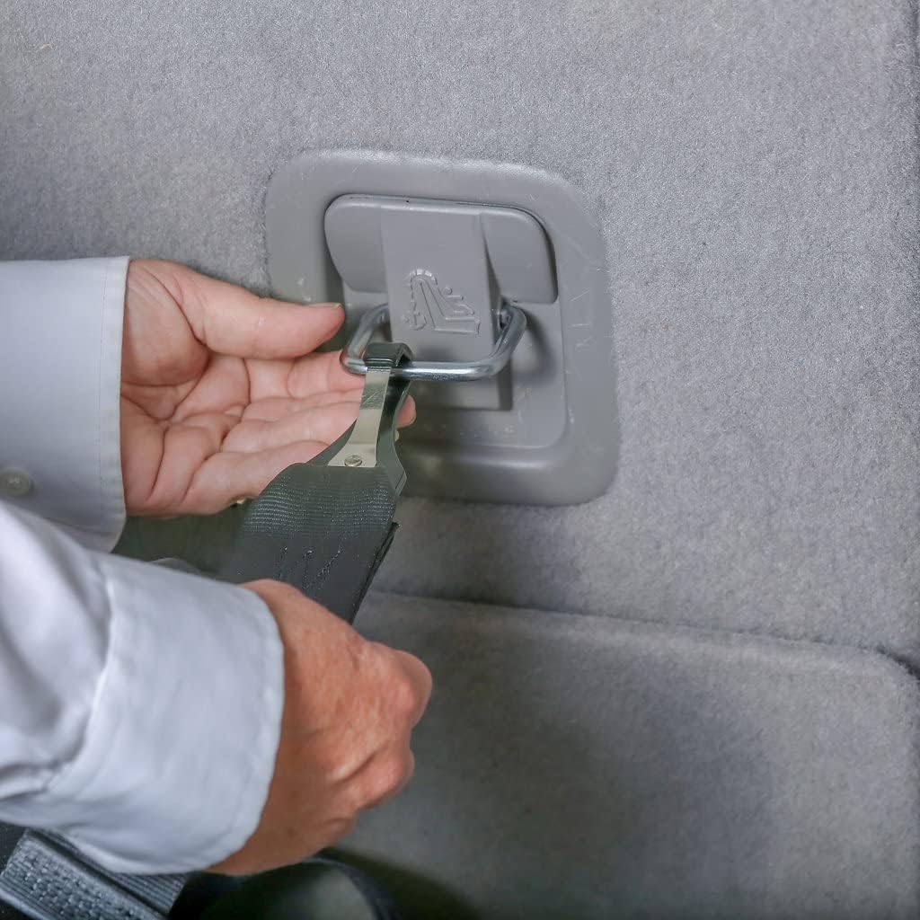 EZ-ON Products Durable 86Y. One Size Fits Most. Converts Personal Vehicle Lap or Lap/Shoulder Seatbelts Into a 4-Point Securement. User-Friendly Vest. No Mount Needed. Meets NHTSA Regulation.