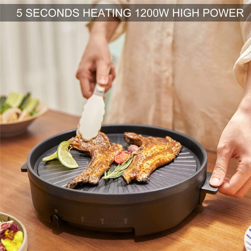IRYZE Portable Charcoal Grill Barbecue Grill Pan Gas Non-Stick Gas Stove Plate Electric Stove Baking Tray BBQ Grill Barbecue Tools BBQ Grill for Outdoor