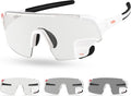 TriEye Cycling Glasses with Rear-view Mirror - Sports Sunglasses for Men & Women - UV-400 Protection