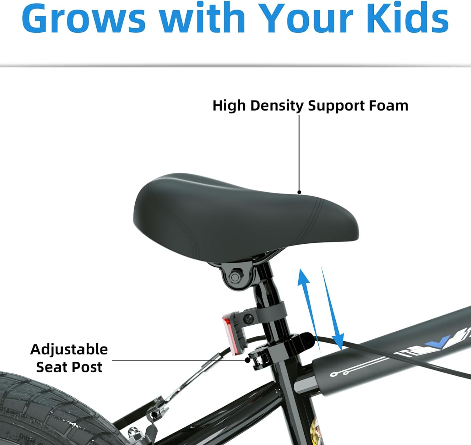 Glaf 12 14 16 Inch Kids Bike with Training Wheels for Boys and Girls Ages 3+ Years Old Bike Bicycle with Water Bottle Holder,Bell, Lightweight