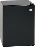 Avanti Mini Fridge Compact Refrigerator for Home Office or Dorm, Features Single Reversible Door Removable Shelves Automatic Defrost and Adjustable Temperature Control, 2.4-Cu.Ft, Black