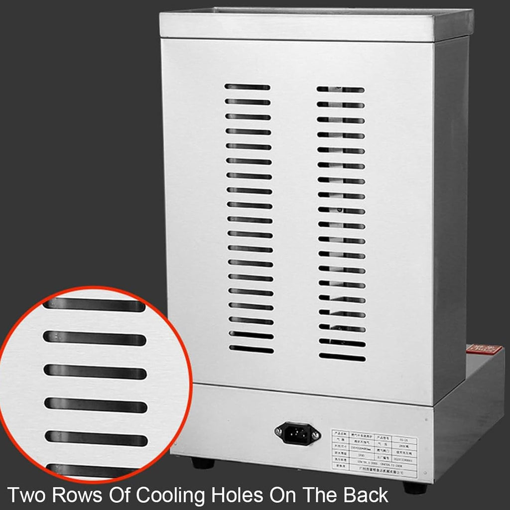 Barbecue Grill, Automatic Gas Electric Barbecue Grill, Vertical Barbecue Grill, Stainless Steel Cooking Tools, Barbecue Cooker Machine