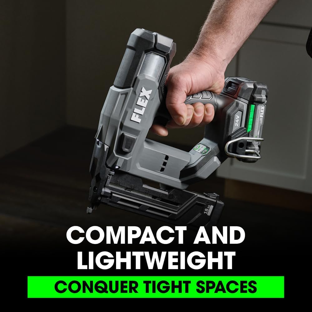 FLEX 24V Brushless 1/4-inch Narrow Crown Stapler Tool Only - FX4511-Z
