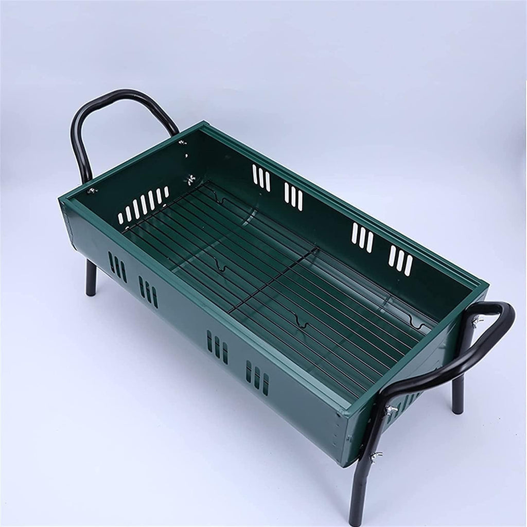 Portable Charcoal Grill Stainless Steel Portable Charcoal Grill BBQ Outdoor Camping Grill Large Travel Grill for Camping Picnic BBQ Grill for Outdoor
