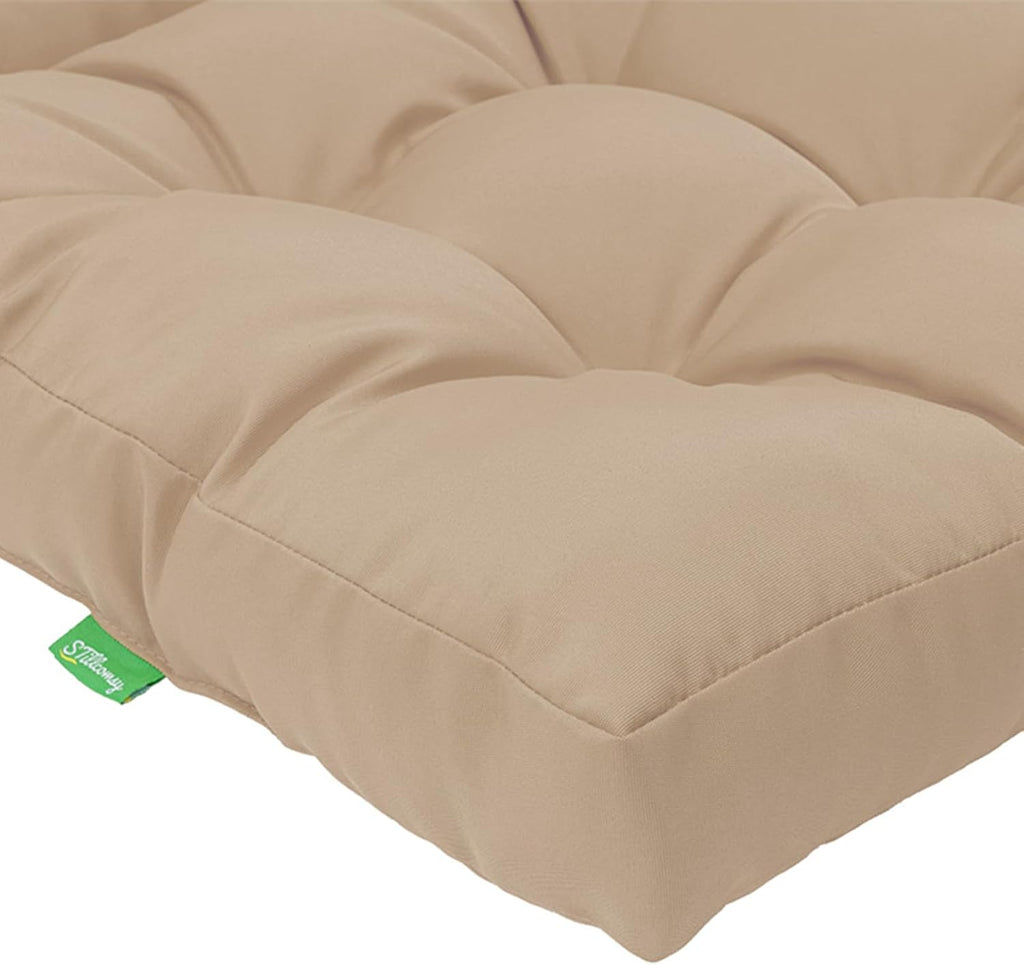 Outdoor Rocking Chair Cushion Set of 4 for Adirondack Chair, High Back Patio Outdoor Seat Chair Cushion 49x19in,Beige