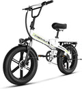 Aelith Folding Electric Bike for Adults–20'x3' Fat Tire, 48V Removable Battery, All-Terrain E-Bike with 7-Speed, Front Suspension – Powerful Foldable Ebike for Commuter