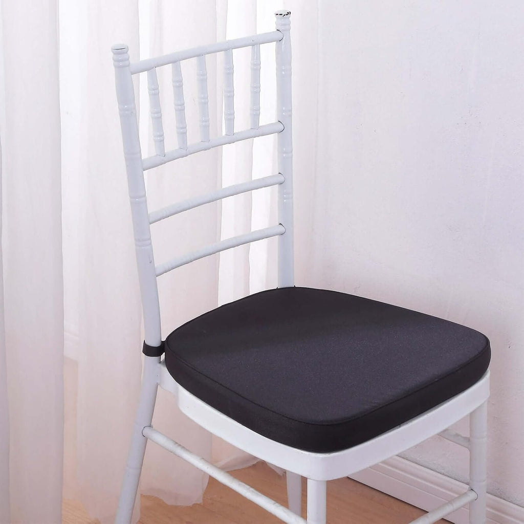 Efavormart 50PCS Chair Pad | Seat Padded Black Sponge Cushion