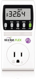 P3 International P4456 Kill A Watt Flex Plug-in Electricity Usage + Power Consumption Monitor, Watt Voltage Tester, Electrical Energy Saving Monitor with Auto Cost Calculator (Pack Of 3)