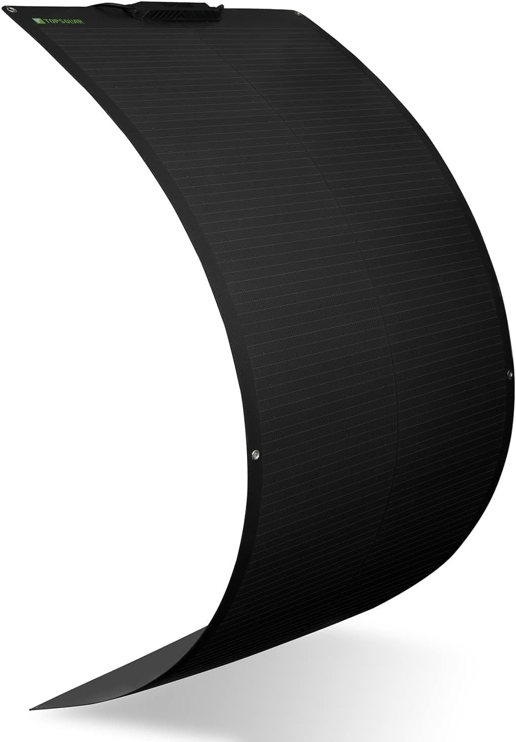 Topsolar Flexible Solar Panel 180W 24V/12V Monocrystalline Bendable - 180 Watt 12Volt Semi-Flexible Mono Solar Panels Charger Off-Grid for RV Boat Cabin Van Car Uneven Surfaces