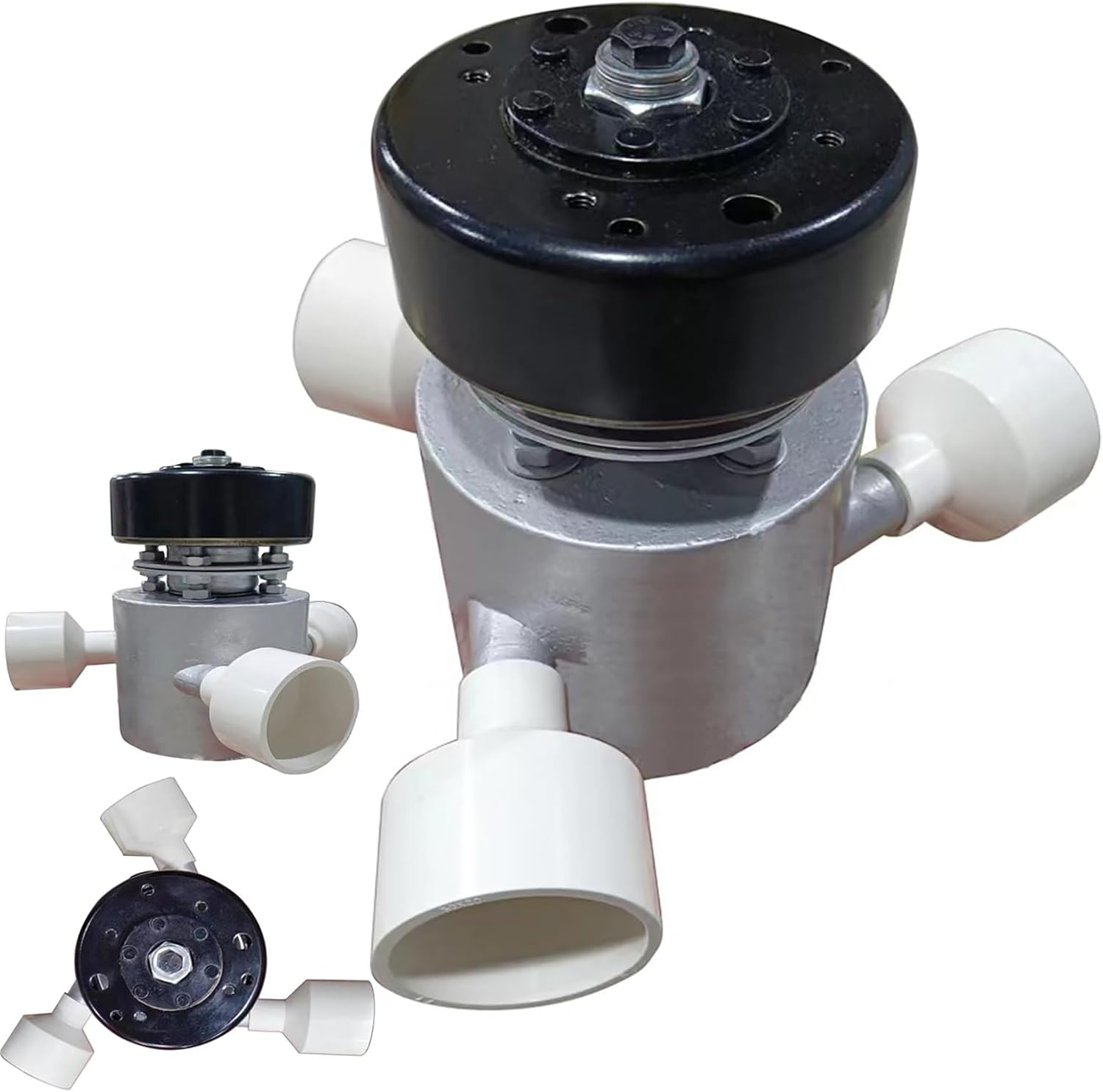 1000W Micro Hydroelectric Generator 1KW 220V Mini Hydro Power Water Turbine Generator with Three 50mm Inlet Fittings, Hydroelectric Power Station Water Turbine for Lighting, Charging,1kw,220V