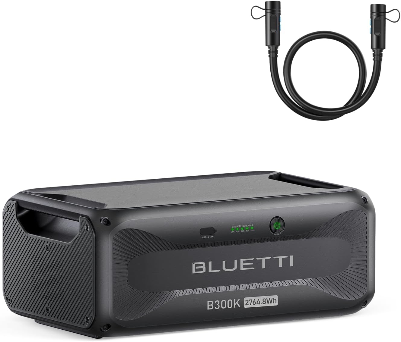 BLUETTI B300K Expansion Battery, 2764.8Wh LiFePO4 Pack for Power Station AC200L AC300 AC500 AC200MAX, Extra Battery for Home, Emergency, Road Trip
