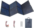 Portable Solar Panel 350W Monocrystalline Silicon Solar Charger Foldable Solar Panel for Laptop Generator Car Boat Rv Battery,500W