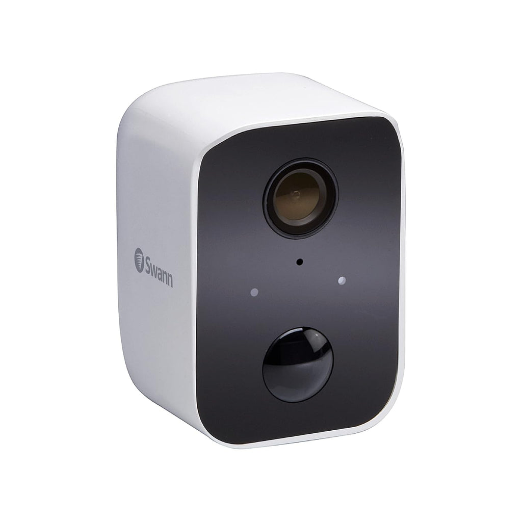 Swann CoreCam Wireless Security Camera, 1080P HD for Indoor/Outdoor Home, 2-Way Talk & Siren, Heat Motion Detection, Night Vision, IP65, 24/7, Local 32GB & Cloud Recording, 1 Pack