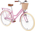 24 Inch Girls Bike ，Girls Bike with Basket for 10+ Years Old Kids，No Training Wheels Included ，Single Speed,Multiple Colors