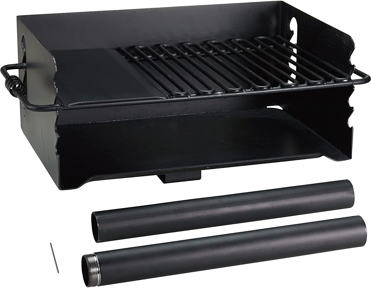 Pilot Rock 2 Pack Charcoal Grill, Jumbo Park Style Steel Outdoor BBQ, CBP-247
