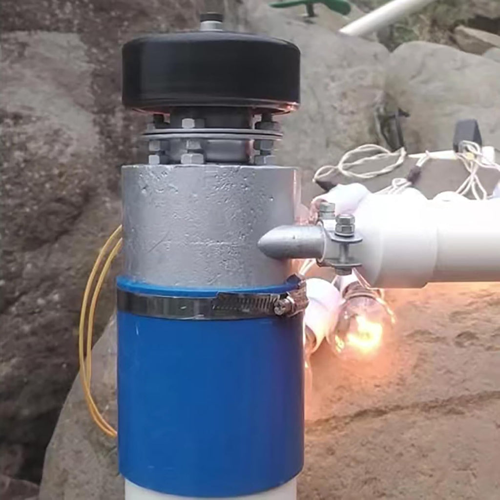 1000W Micro Hydroelectric Generator Hydro Generator 220V Water Turbine High Power Hydroelectric Generator 3500RPM AC Turbine Generator for Outdoor, Camping, Lighting, Charging,1000w,220V