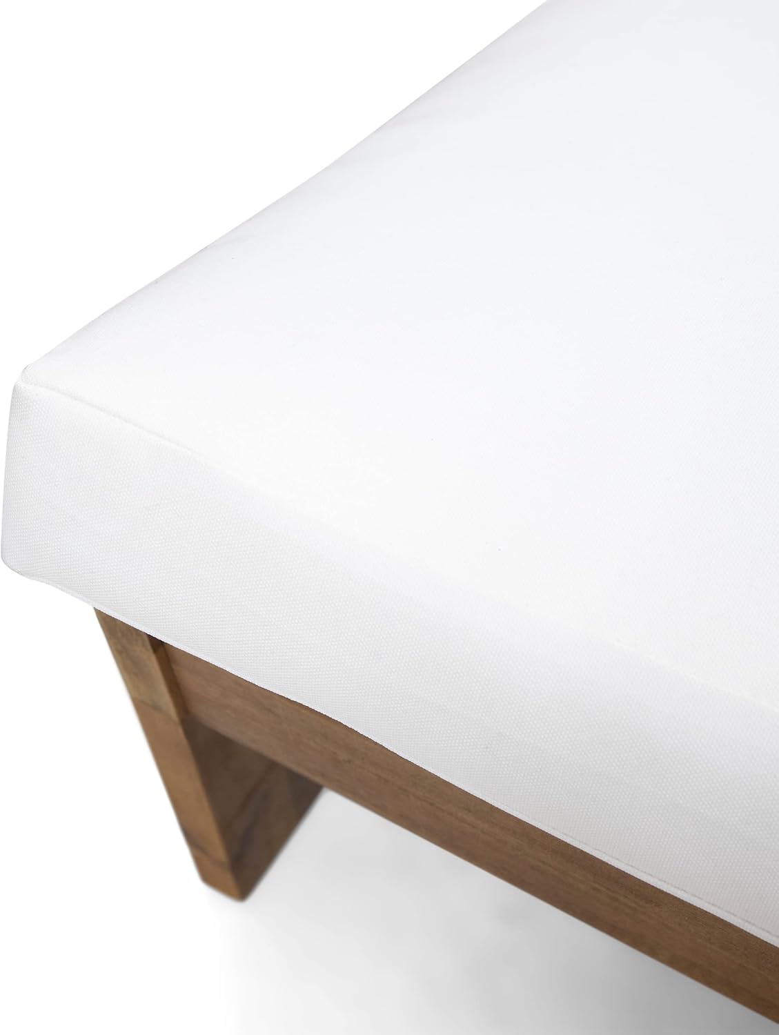 Sherwood Outdoor Club Chair with Cushions - Acacia Wood - Teak/White