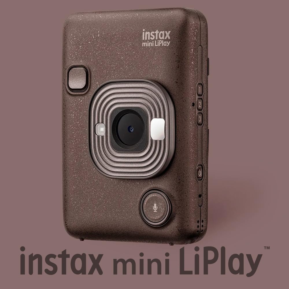 Fujifilm INSTAX MINI LIPLAY C Bronze VN EX D US Bundle with Film (20exp), and Accessory Kit (3 Items)