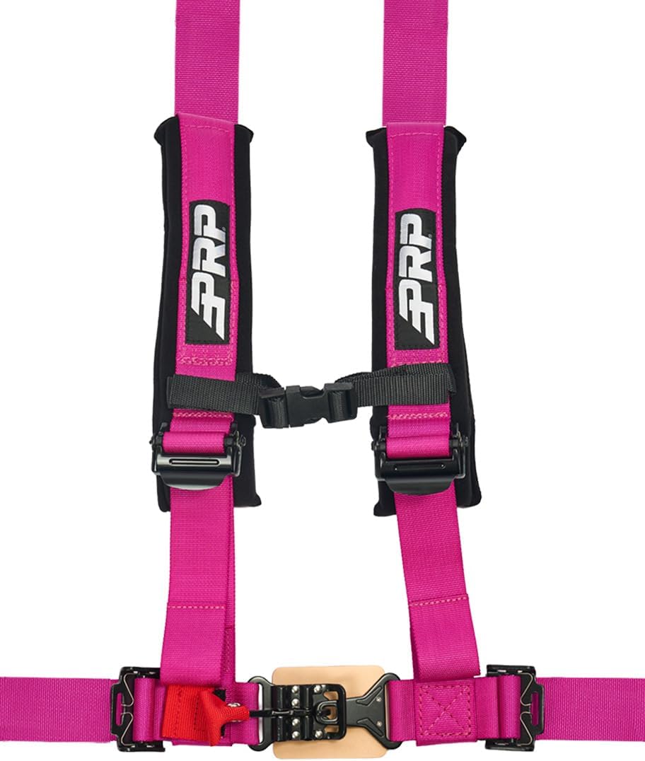 PRP Seats 4 Point 2' Surelatch Harness with 2' Padding - EZ Adjusters, Removable Strap