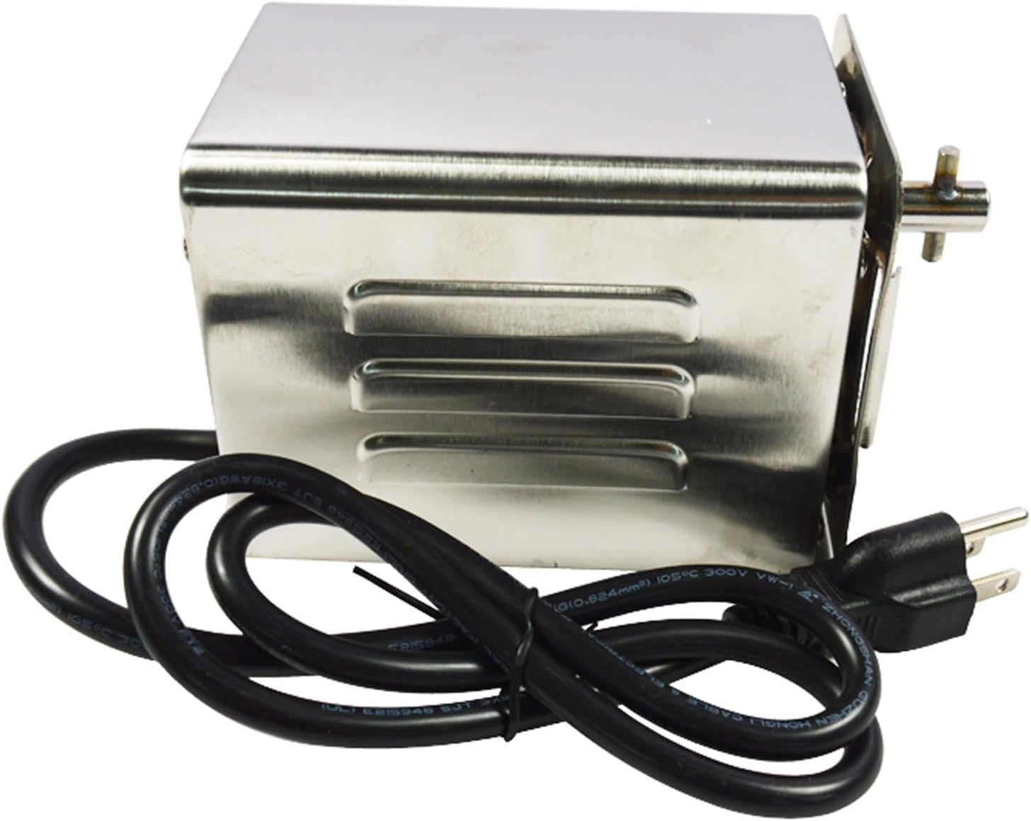 Rotisserie Charcoal Grill, Stainless Steel BBQ Grill with Adjustable Height, 44.5' Portable Grill for Outdoor Parties and Backyard Use 110V 15W