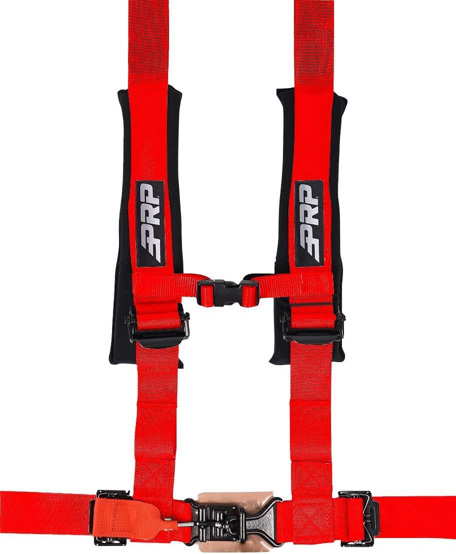 PRP Seats 4 Point 2' Surelatch Harness with 2' Padding - EZ Adjusters, Removable Strap